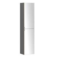 Spiegelschrank Verona Grau B: 40cm - Wildeiche/Weiß, Trend, Holzwerkstoff (40/180/35cm) - Held