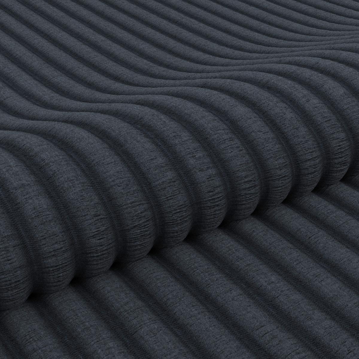 Boxspringbett Mit Topper & Bettkasten 160x200 Rossa - Blaugrau/Schwarz, MODERN, Holzwerkstoff/Textil (160/200cm)
