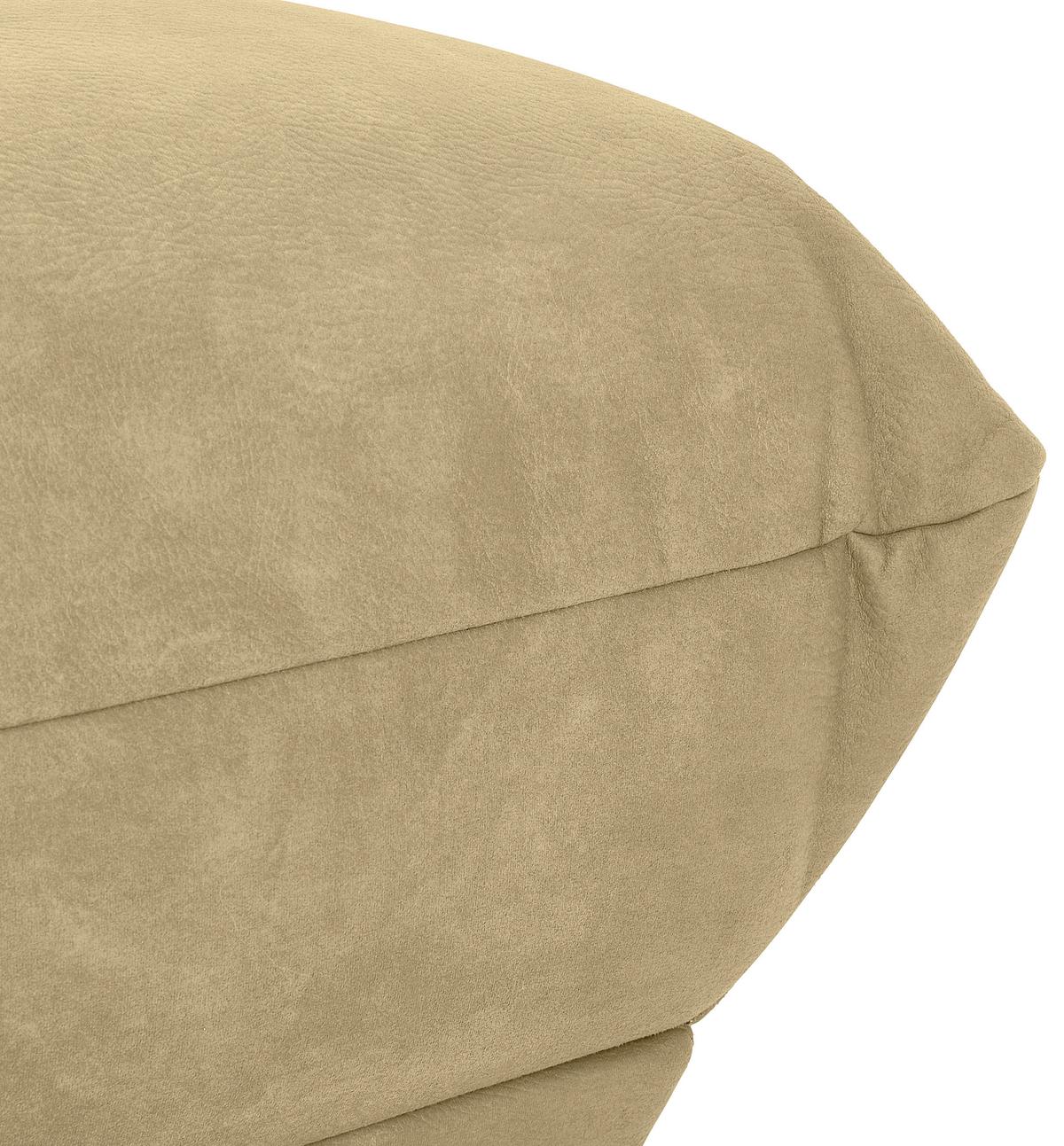 Ecksofa Giselle Beige - Beige, Trend, Textil (185/390cm) - Livetastic