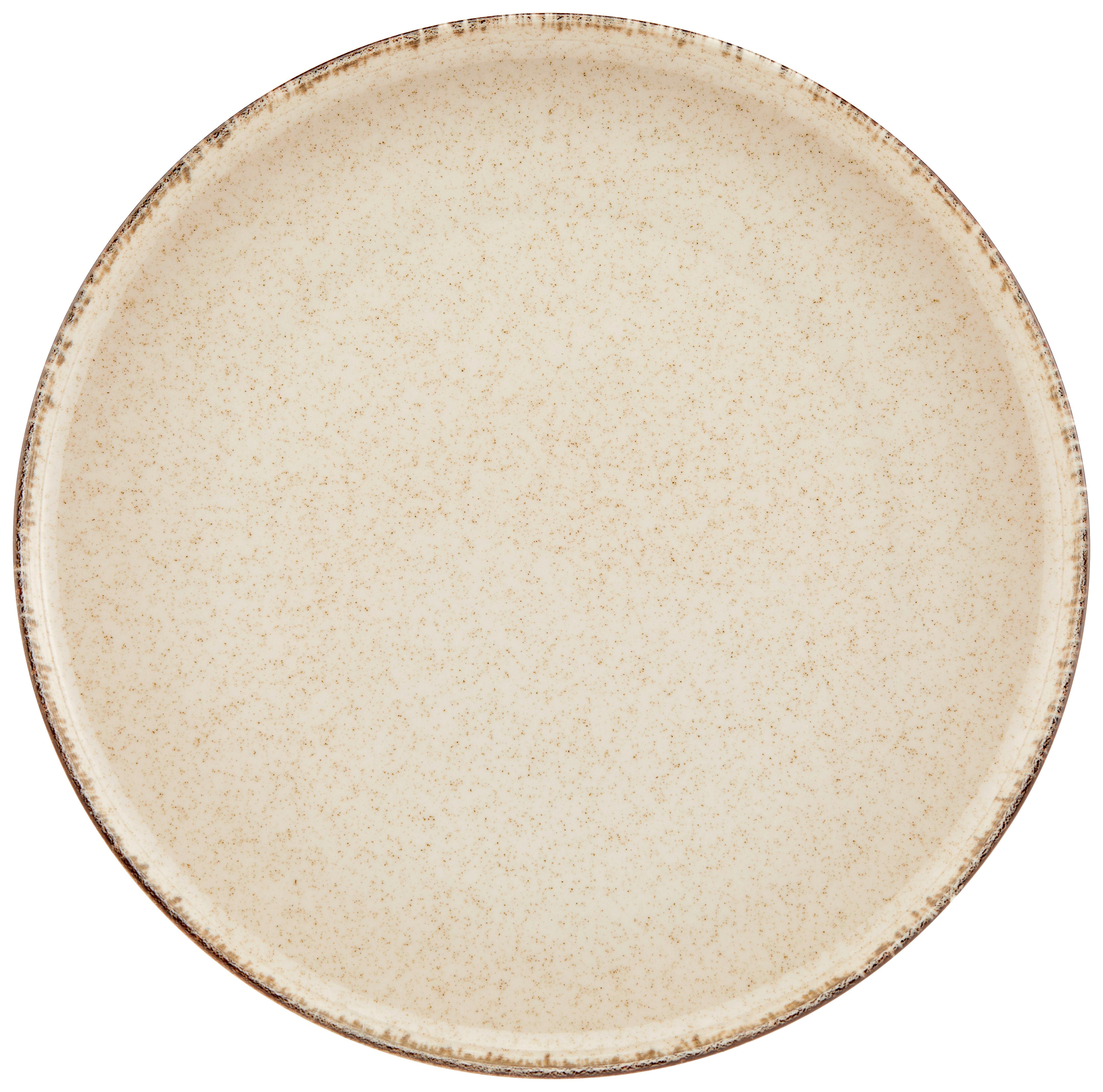 Speiseteller Porzellan rund, Beige Sonora ca. 27 cm