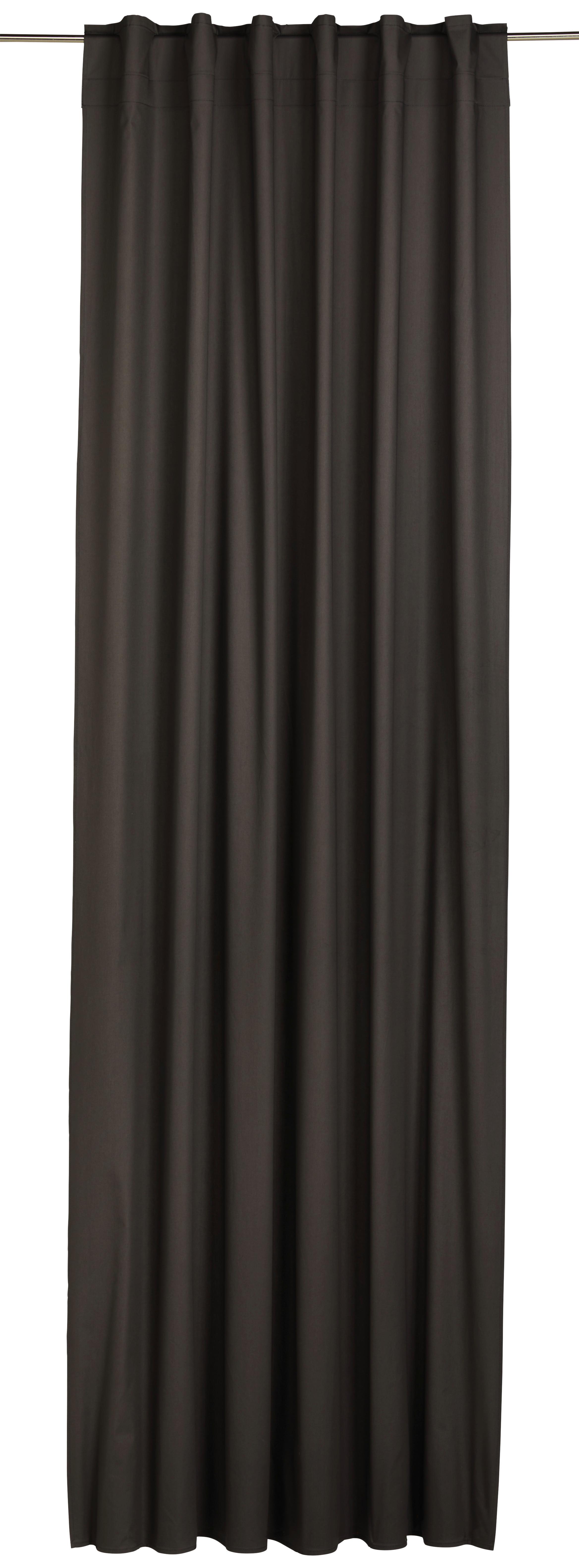 Záves S Pútkami Outdoor, 140/300cm, Sivá - sivá, Moderný, textil (140/300cm) - Modern Living