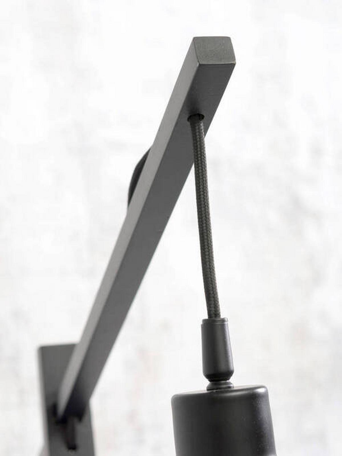 Stehleuchte Iguazu/F/Ad/B/5022/N - Schwarz/Naturfarben, Trend (50/165/207cm) - Good & Mojo
