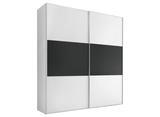 Schwebetürenschrank Includo 222cm Weiß/vulkan - Anthrazit/Weiß, MODERN, Holzwerkstoff (200/222/68cm) Schwebetürenschrank Includo 222cm Weiß/vulkan - Anthrazit/Weiß, MODERN, Holzwerkstoff (200/222/68cm)