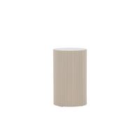 Beistelltisch LENOX Lenox Beige D: 31cm - Beige, MODERN, Holz (31/50cm) - Livetastic