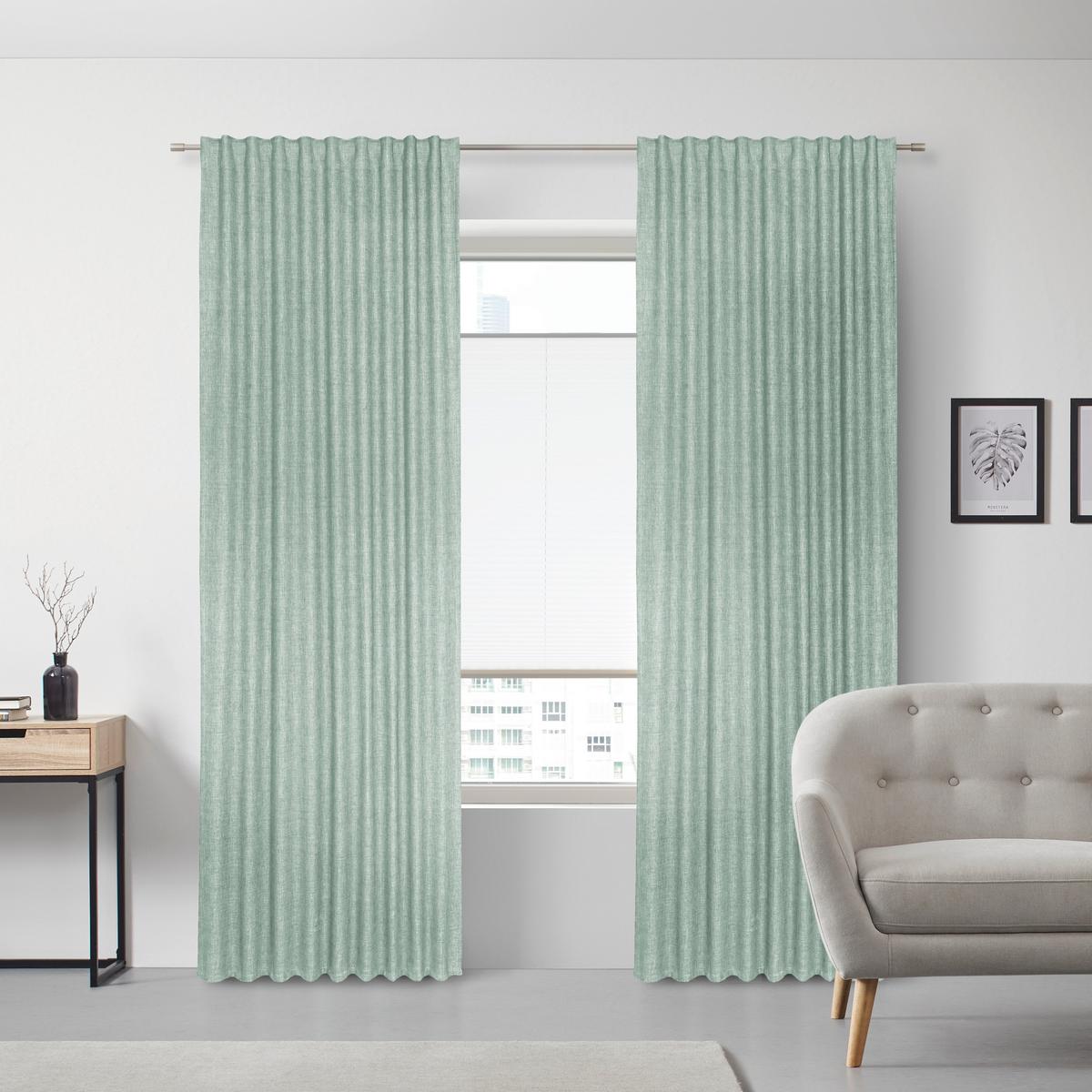 HOTOVÝ ZÁVĚS Leo, 135/255cm, zelená - olivově zelená, textil (135/255cm) - Premium Living