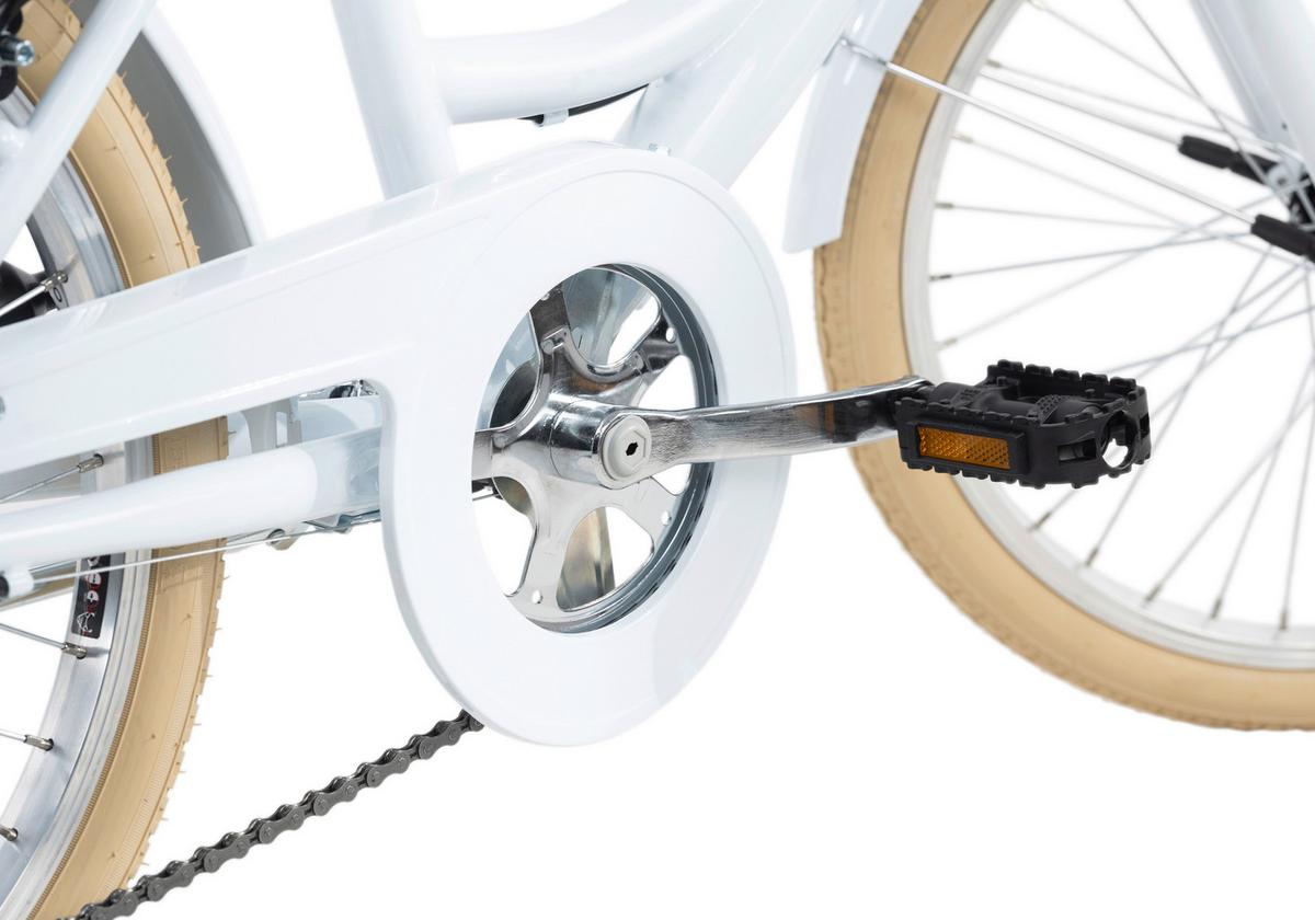 Kinderfahrrad Balloon Weiß Mit Front- U. Rücklicht, 20 Zoll - Weiß, Basics, Metall (25/140/60cm) - KS Cycling