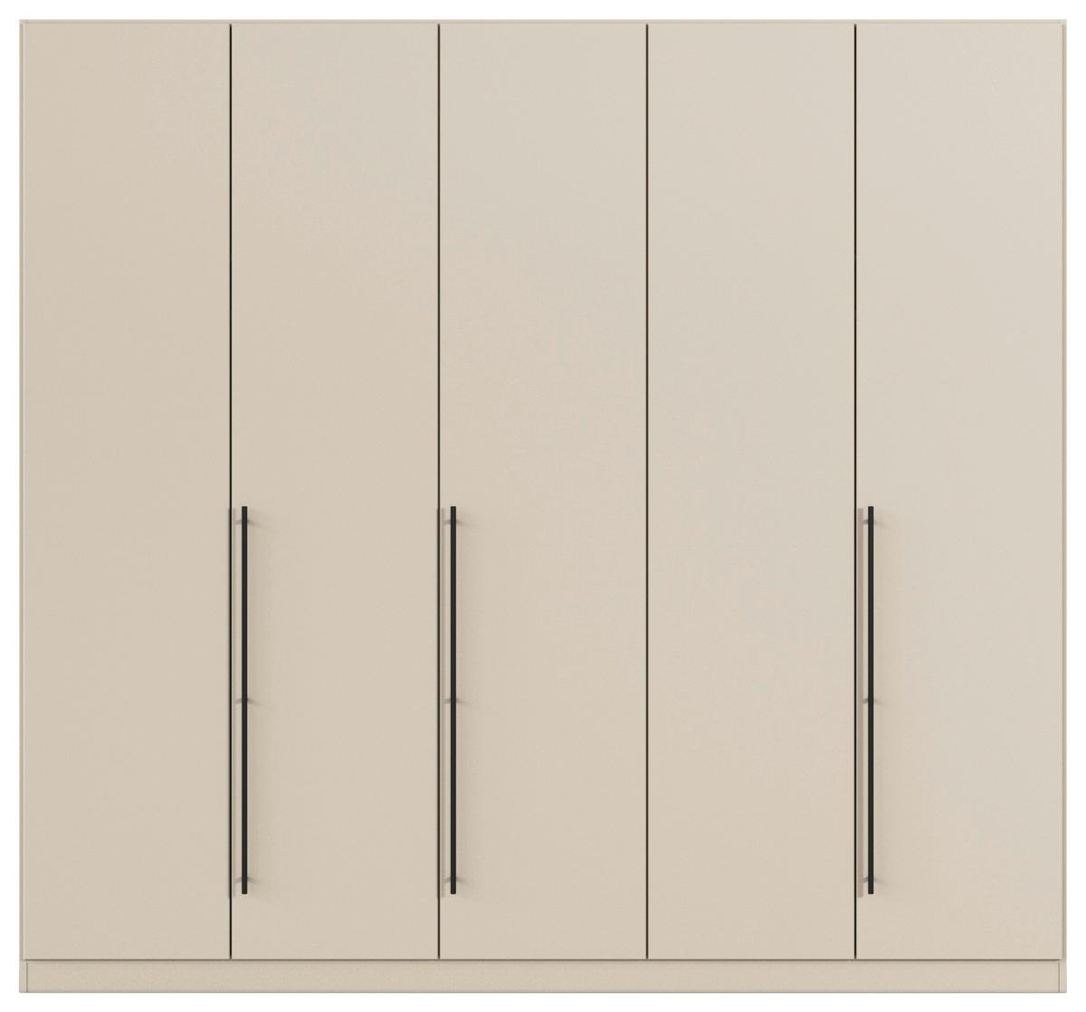 Kleiderschrank Safari B: 226 cm - Champagner/Grau, KONVENTIONELL, Holzwerkstoff (226/210/54cm)