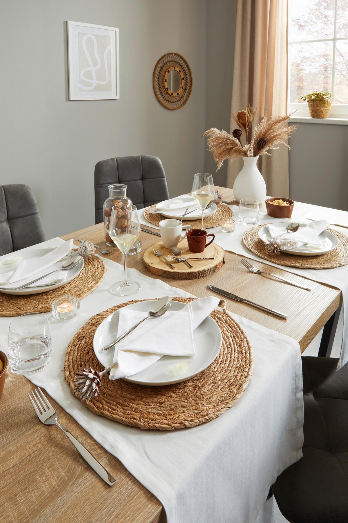 Besteckset 30-teilig Bonnie Für 6 Personen - Edelstahlfarben, MODERN, Metall - James Wood