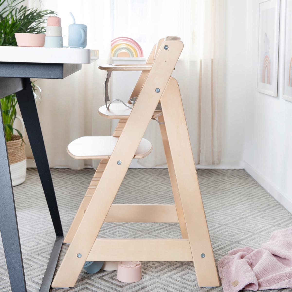 Treppenhochstuhl 'Sit Up Flex' natur - Naturfarben, MODERN, Holzwerkstoff (44,5/80/54cm) - Roba