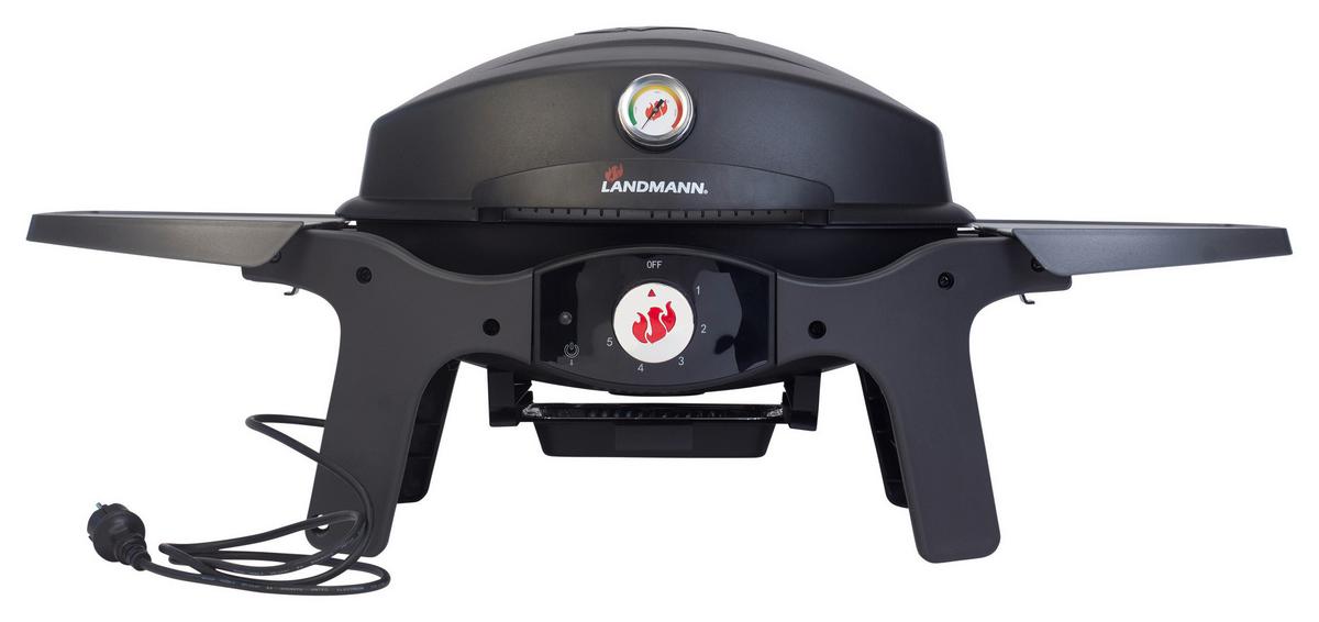 Elektrogrill Pantera - Schwarz, Basics, Kunststoff/Metall (101/52/46,5cm)