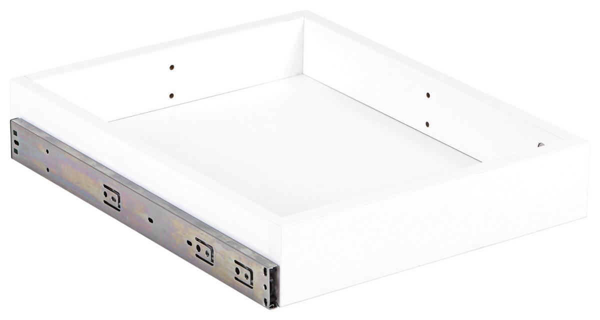 Schublade Unit, Weiß B: 42,4 cm, Vollauszug - Weiß, MODERN, Holzwerkstoff (42,4cm) - Ondega