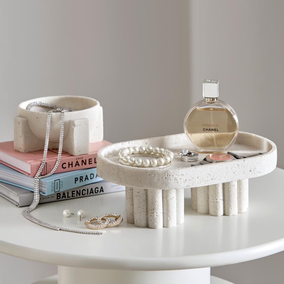 Dekoračná miska GERRY - biela, Basics, plast (23,3/8,2/15cm) - Mömax