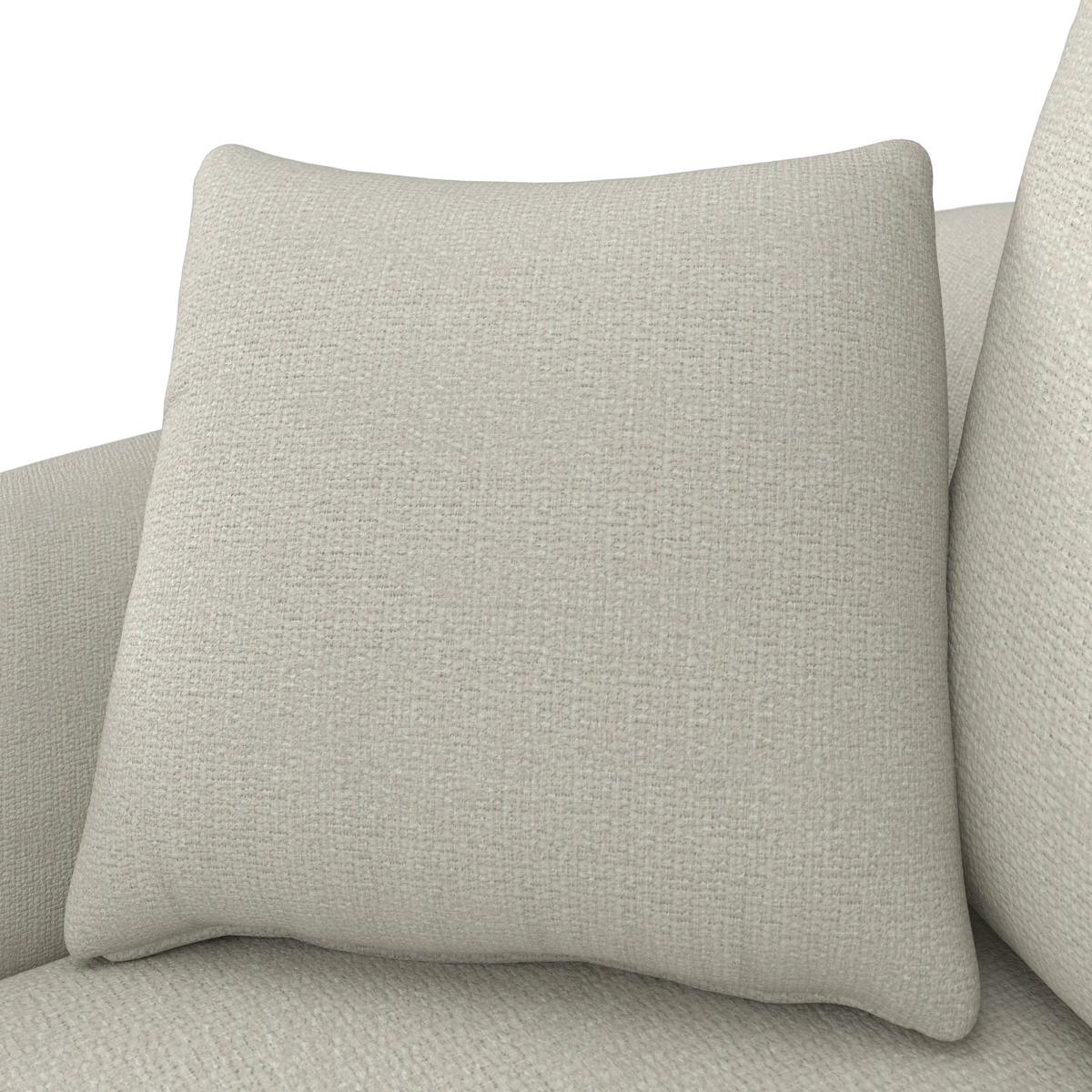 Sedací souprava MELIA, oboustranná, krémová - černá/krémová, Moderní, kov/dřevo (254/69/166cm) - Bessagi Home