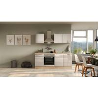 Küchenblock Nepal Sonoma Eiche/kaschmir B: 210cm - Kaschmir/Sonoma Eiche, MODERN, Holzwerkstoff (210cm) - FlexWell