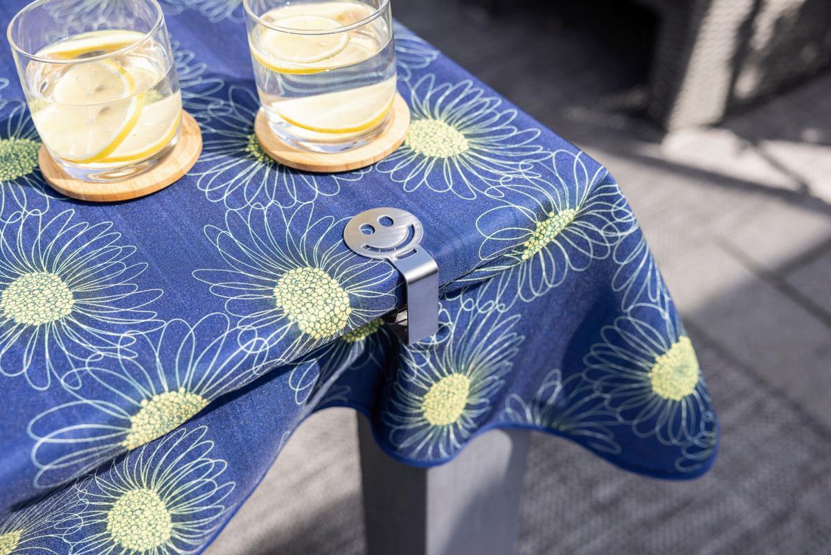 Terítőnehezék Szett 4 Részes - ezüstszínű, Basics, fém