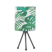 Tischleuchte Amazzonia Hellgrün L: 16 cm - Hellgrün, Basics, Kunststoff/Textil (16/16/34cm)