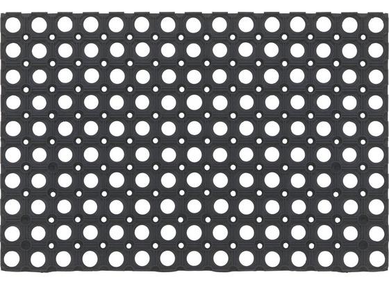 Dveřní Rohožka Ring Rubber - černá, Konvenční, umělá hmota (40/60cm) - Mömax modern living Dveřní Rohožka Ring Rubber - černá, Konvenční, umělá hmota (40/60cm) - Mömax modern living