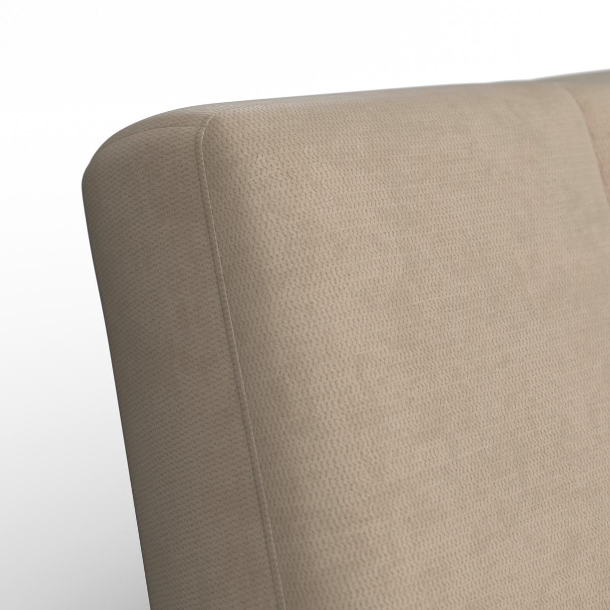 Rozkládací pohovka FUNKY, jílová barva - přírodní barvy/jílová barva, Moderní, dřevo/textil (183/73/79cm) - Bessagi Home