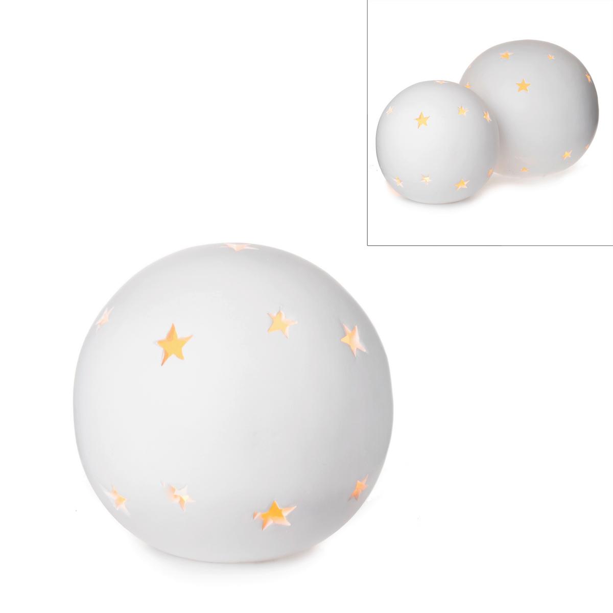 Dekokugel Dekokugel - Weiß, Basics, Keramik (22/20cm) - Luca Bessoni