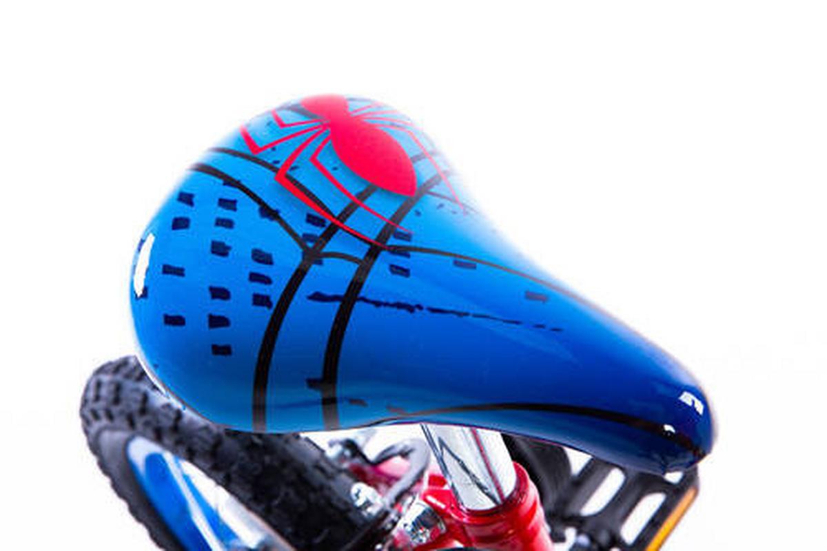 Kinderfahrrad Mit Stützrädern Huffy Spider-Man 12 - Blau, Basics, Metall (54/84,5/73,5cm)