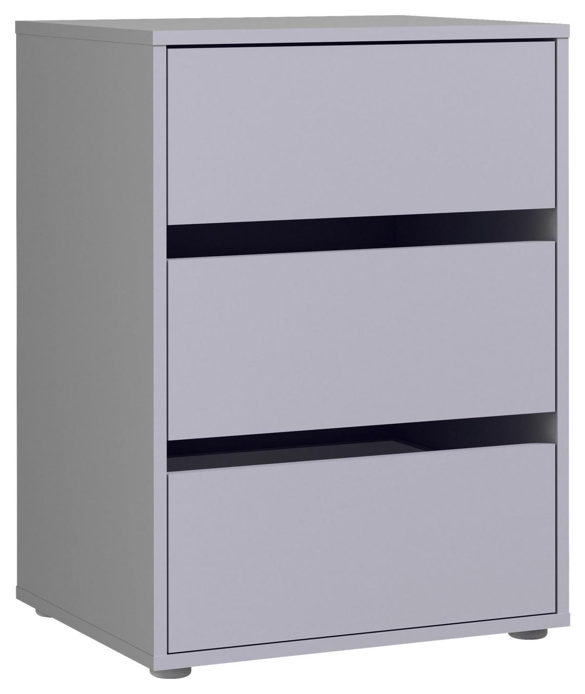Fiókos Betét Chilly - szürke, műanyag/faalapú anyag (51/70,6/39,6cm)