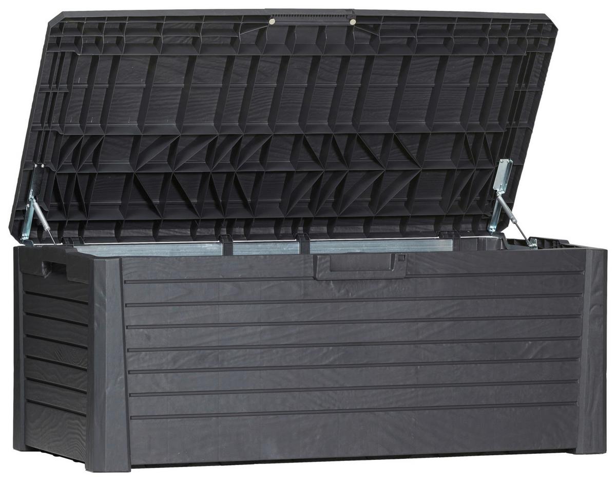 Kissenbox Florida - Anthrazit, Basics, Kunststoff (148/60/72cm)