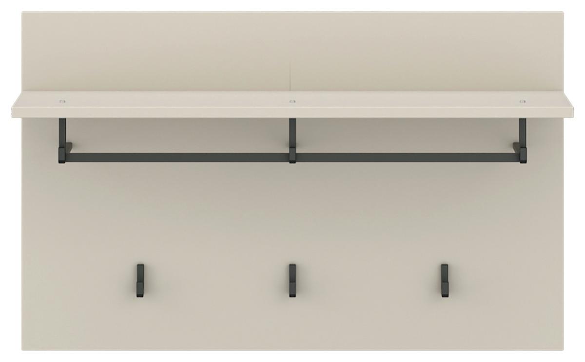 Garderobenspaneel Mosano Kaschmir B: 80 cm - Kaschmir, Trend, Holzwerkstoff (80/50/30cm)