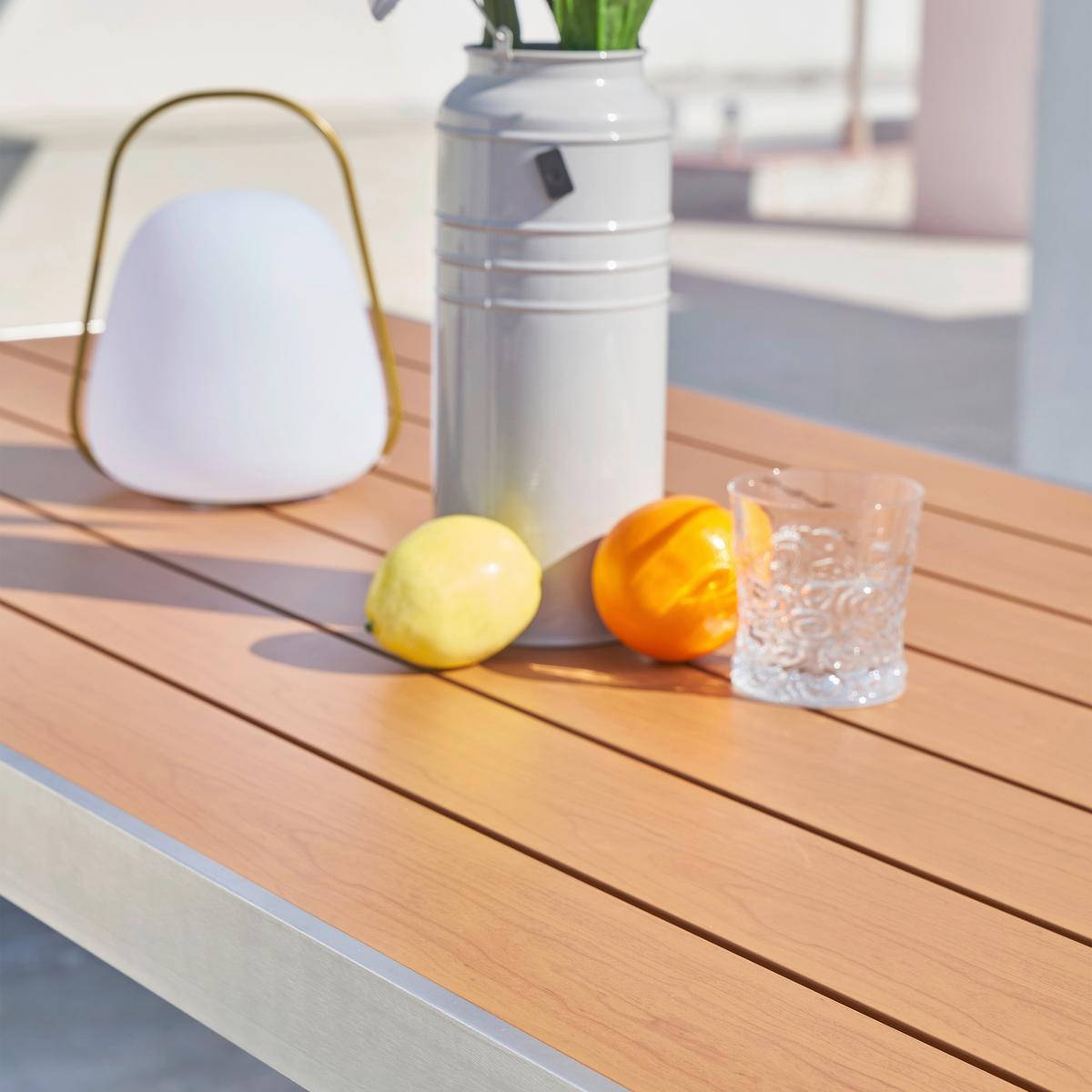 Gartenbarset James - Alufarben/Grau, LIFESTYLE, Metall (180/78/110cm) - Ambia Garden