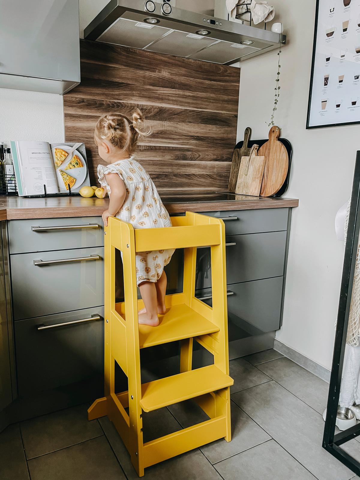 Lernturm Tissi® Felix - Gelb, Design, Holz (40/91/45cm) - tiSsi