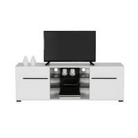 Tv-elem Trentino - fehér, Modern, faalapú anyag (150/49,5/41,5cm)
