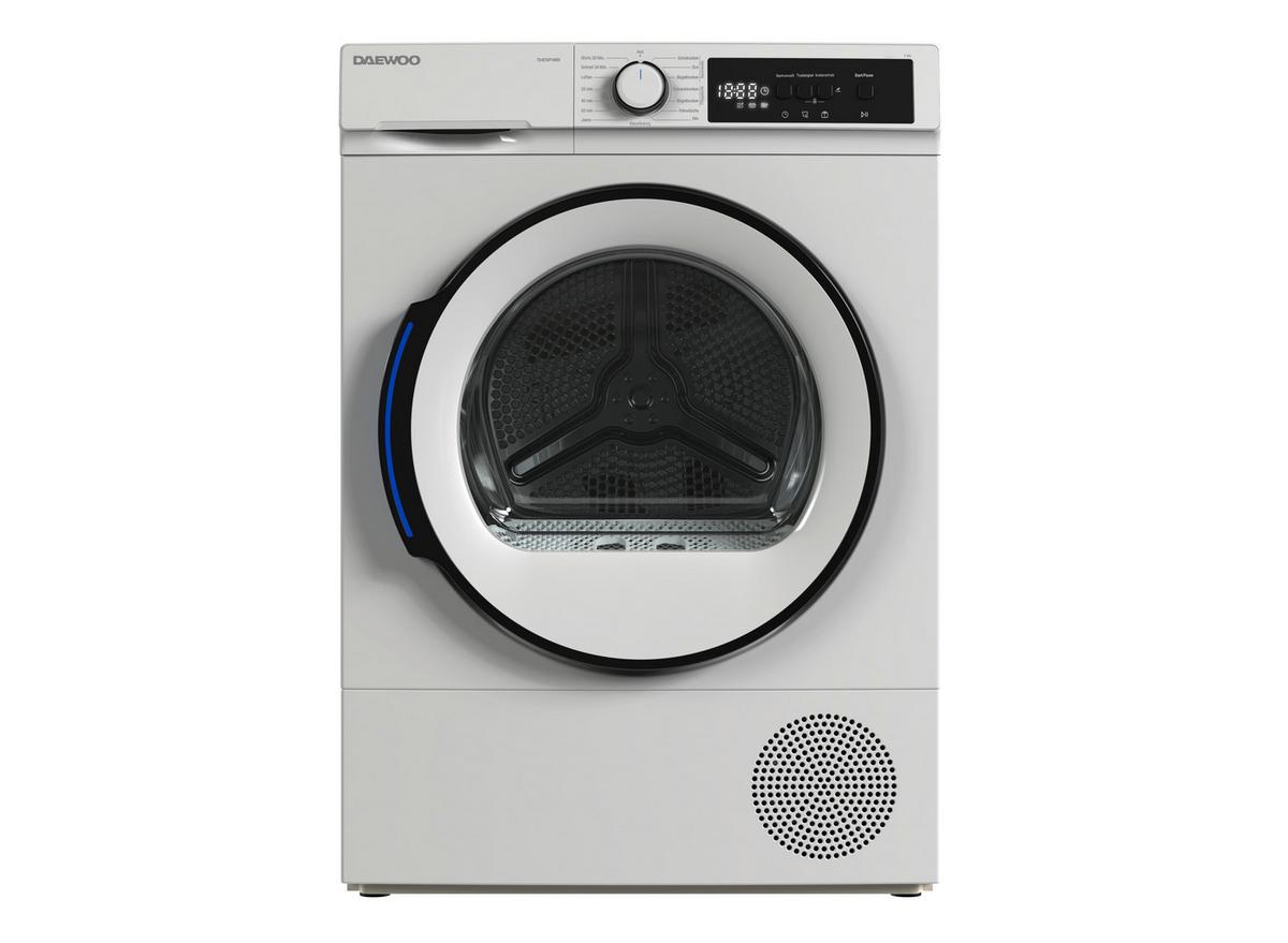Wärmepumpentrockner 10840885 - Td-B7gp1wd0-De - Weiß, Basics, Metall (84.5/59.6/60.9cm) - Daewoo