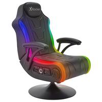 Gamingsessel Monsoon Rgb 4.1 - Schwarz, MODERN, Kunststoff/Textil (66/105/82cm) - X Rocker