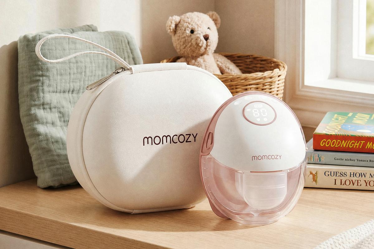 Milchpumpe weiß - Basics (15.8/11.8/19.4cm) - Momcozy