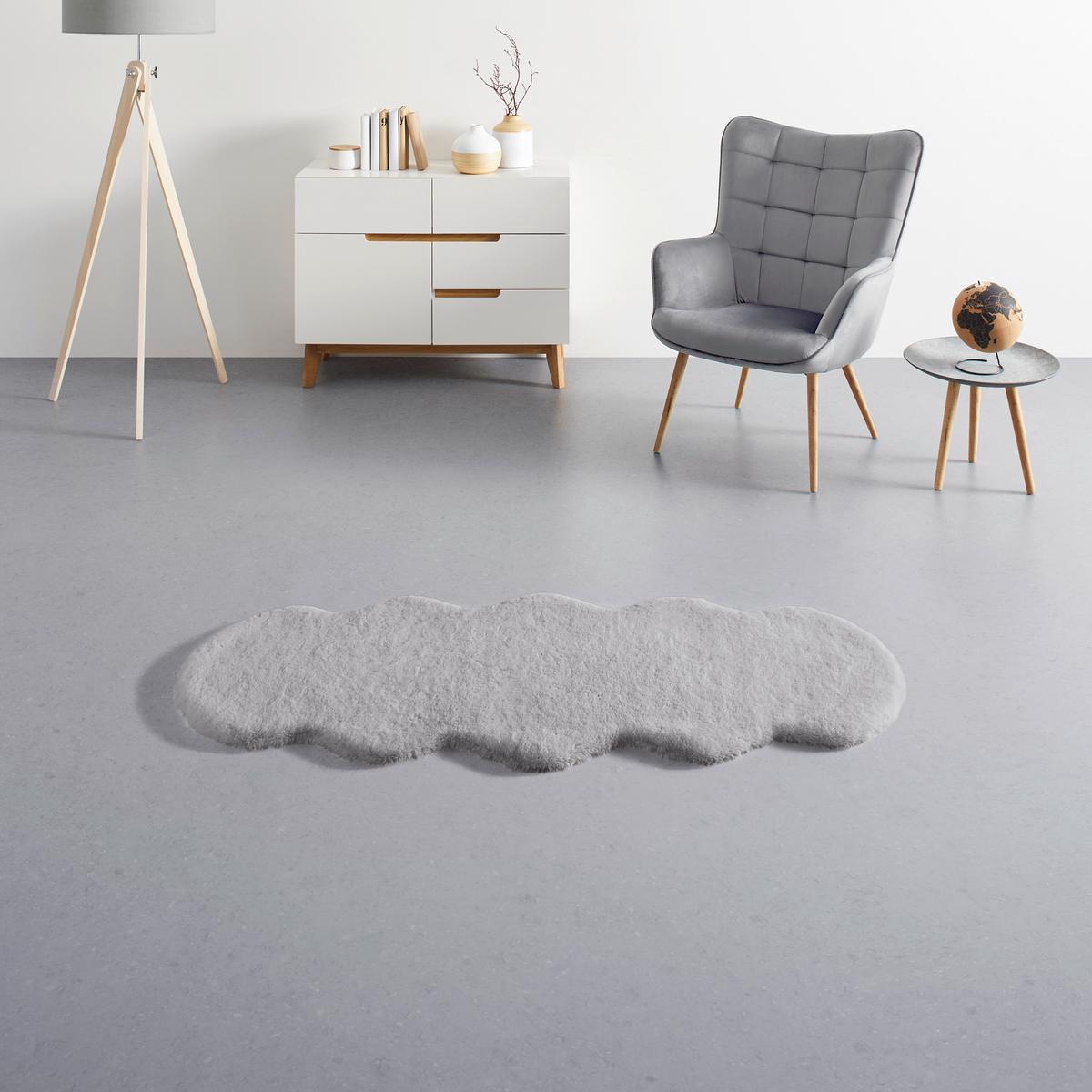 UMELÁ KOŽUŠINA Nico 2, 60/150cm, sivá - sivá, Konventionell, kožušina (60/150cm) - Mömax