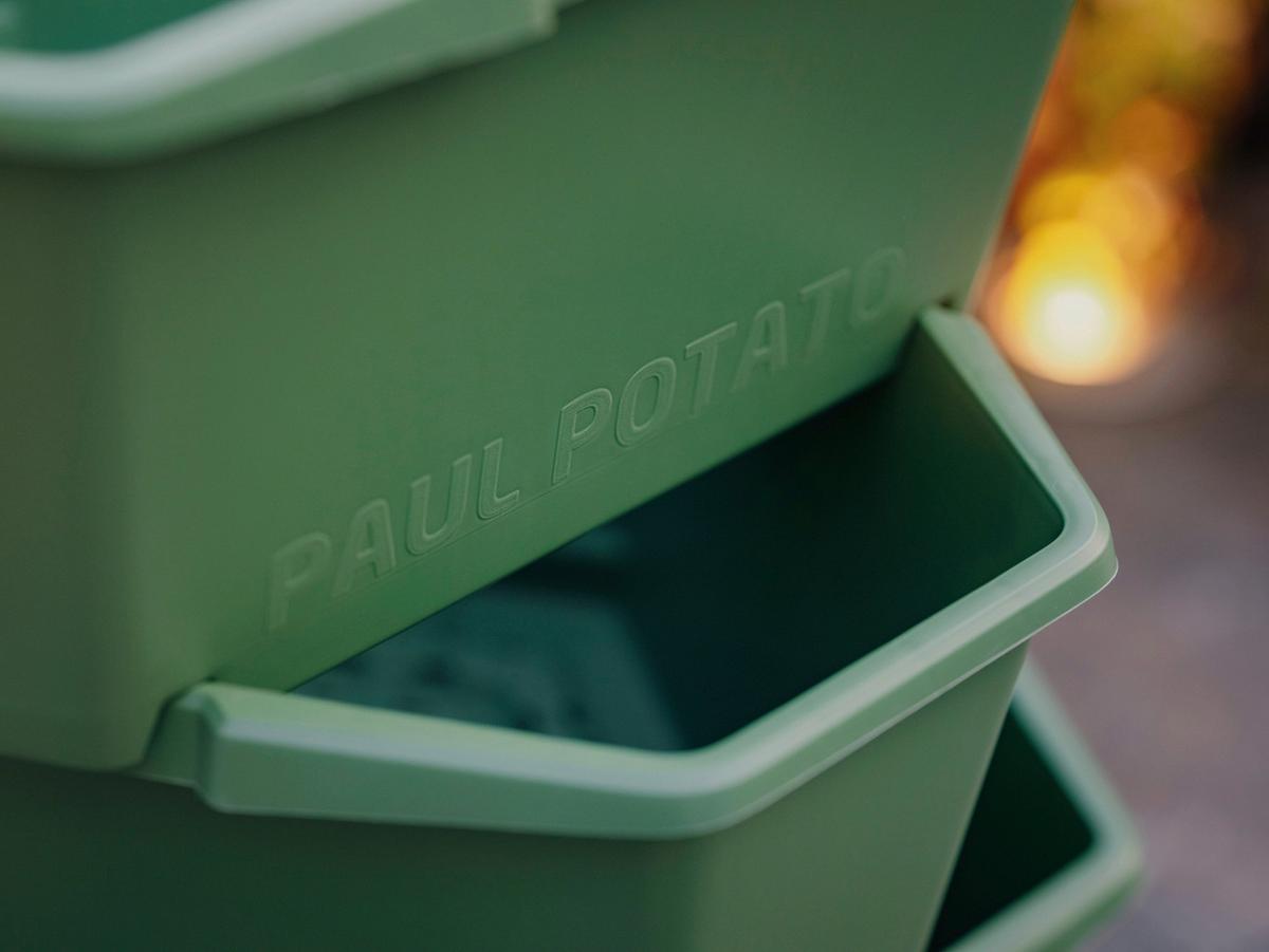 Pflanztopf Paul Potato Starter Dunkelgrün - Grün, Basics, Kunststoff (44/65/44cm)