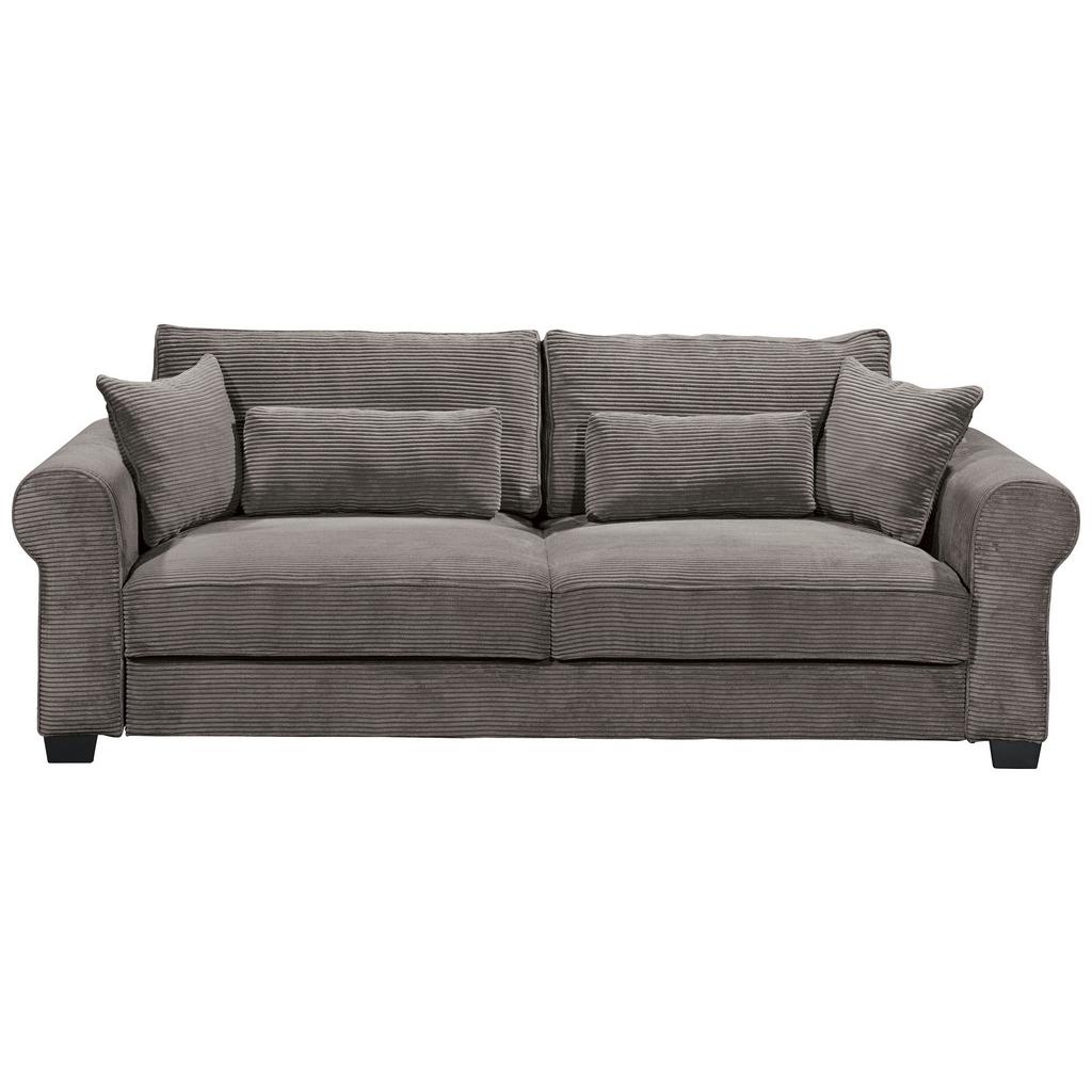 3-Sitzer-Sofa mit Schlaf- funktion Angelina Mokka Cord