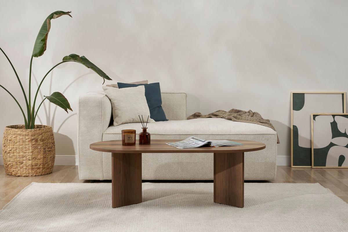 Couchtisch Sable Walnussfarben B: 119cm - Walnussfarben, Design, Holzwerkstoff (119/40/60cm) - MID.YOU