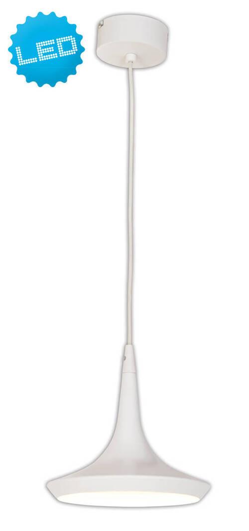 LED-Hängeleuchte Oslo H: 150 cm - Weiß, Design, Metall (22/150cm) - Näve