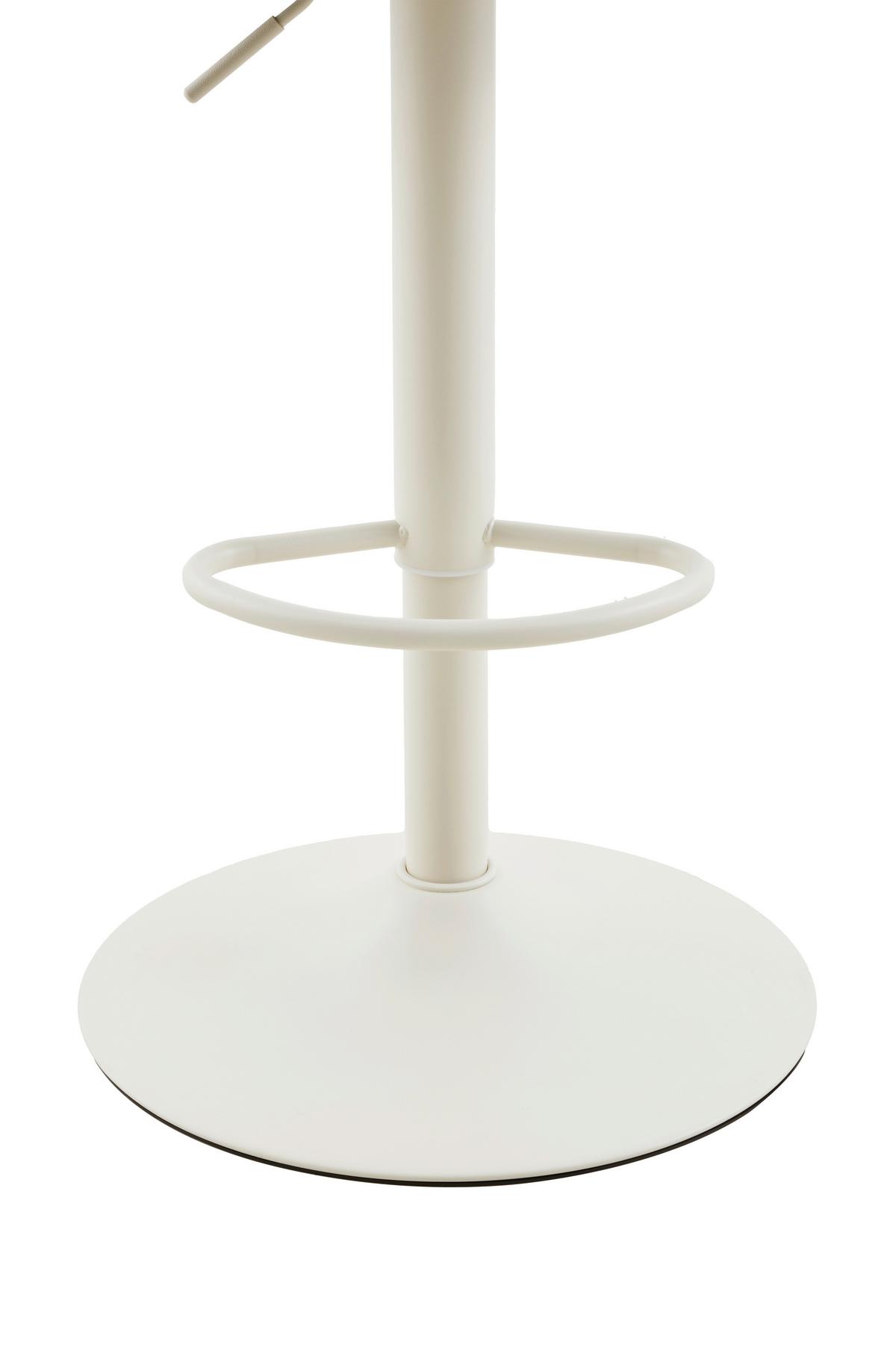 Barhocker-Set Holly H 2er-Set - Beige/Creme, MODERN, Textil/Metall (51,5/96-117/53cm) - MID.YOU