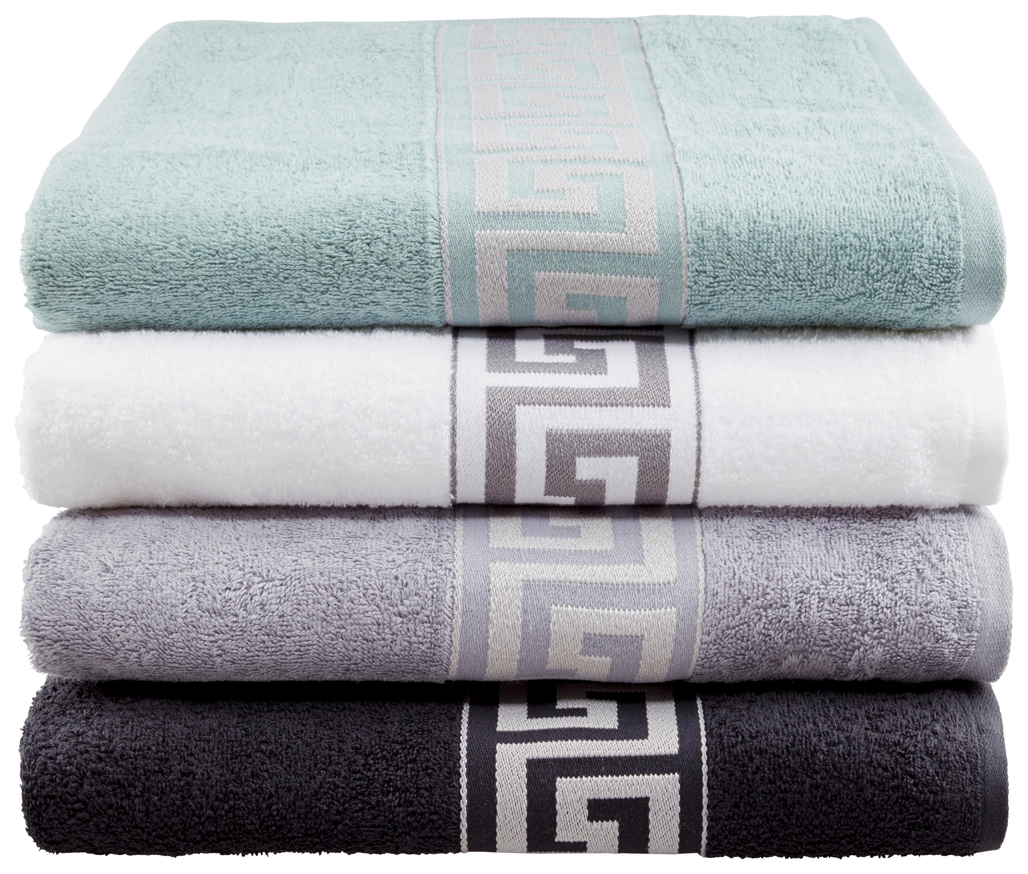 Törölköző Kb. 70/140cm - fehér, Romantik / Landhaus, textil (70/140cm) - James Wood
