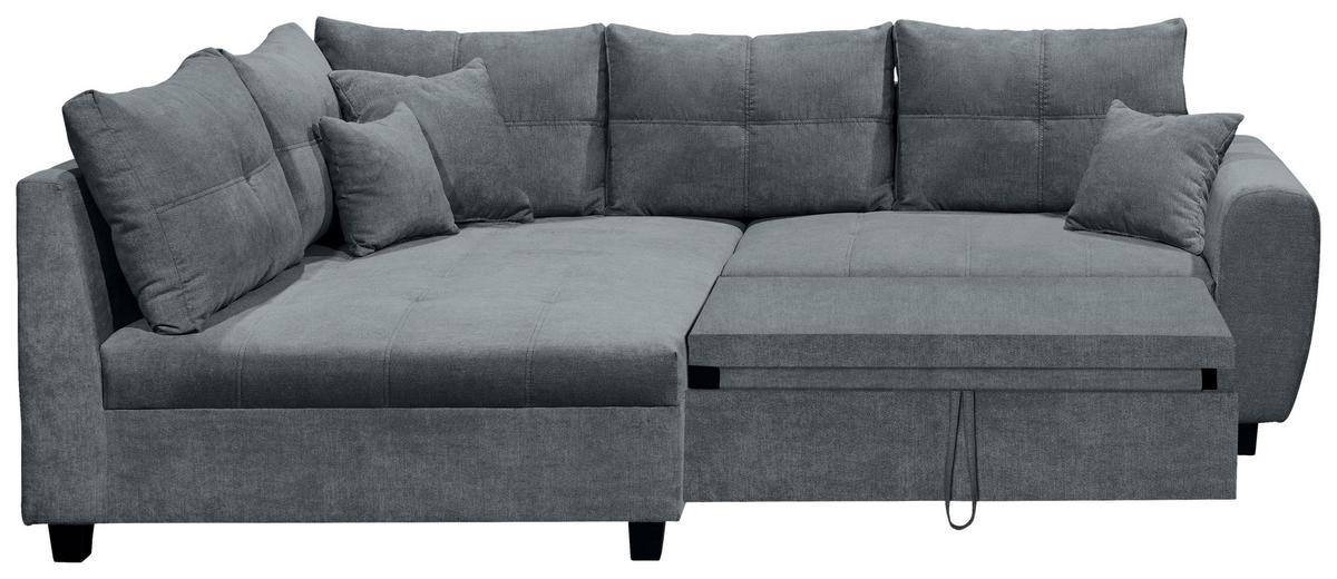 Sedacia súprava Lea antracit - antracitová, Basics, kompozitné drevo/textil (176/248cm) - MID.YOU