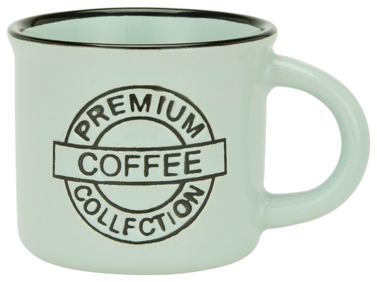 Espresso Csésze Rasmus - sárga/fekete, Modern, kerámia (0,1l) - Luca Bessoni