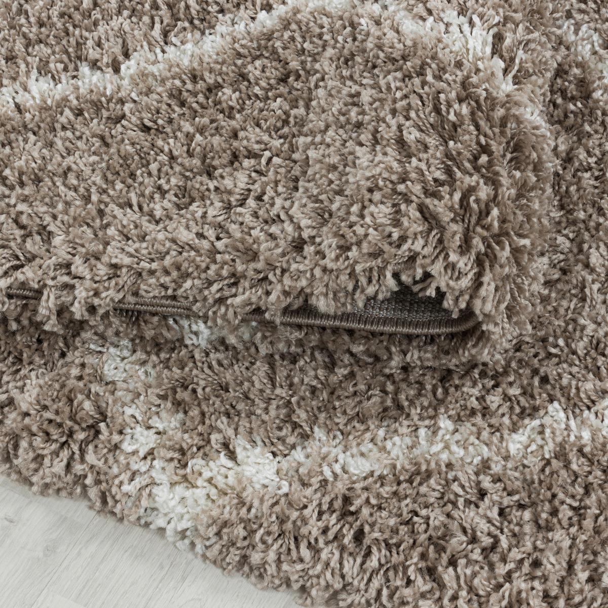 Hochflor Teppich Beige Alvor 160x230 cm - Beige, Basics, Textil (160/230cm)