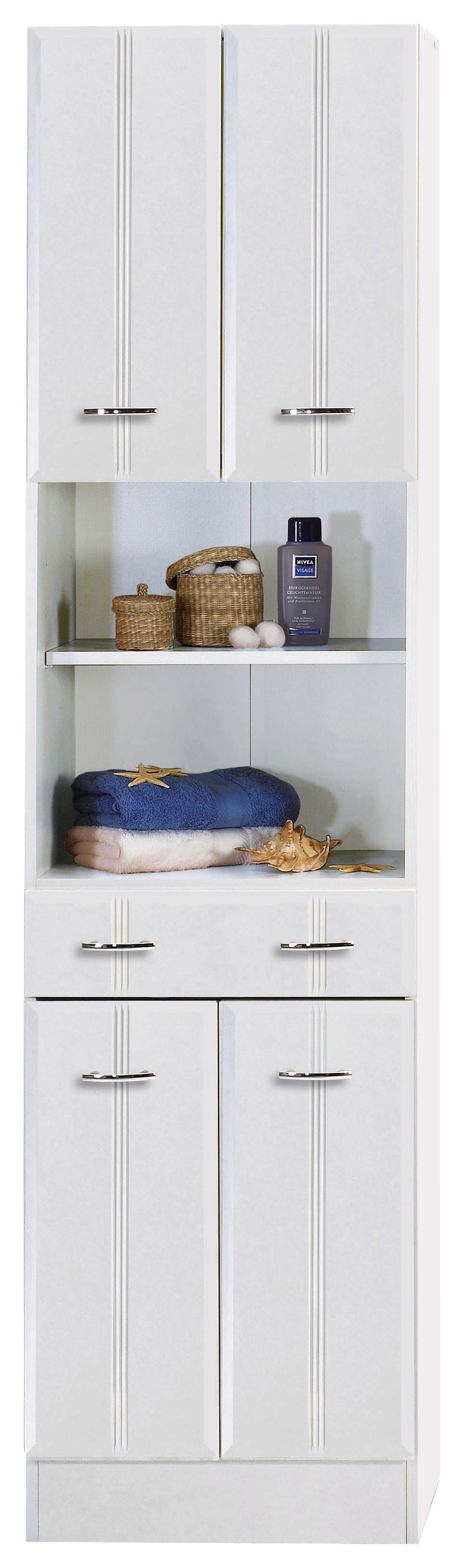 Hochschrank Rallye 50cm Weiß - Weiß, KONVENTIONELL, Holzwerkstoff (50/190/34cm)