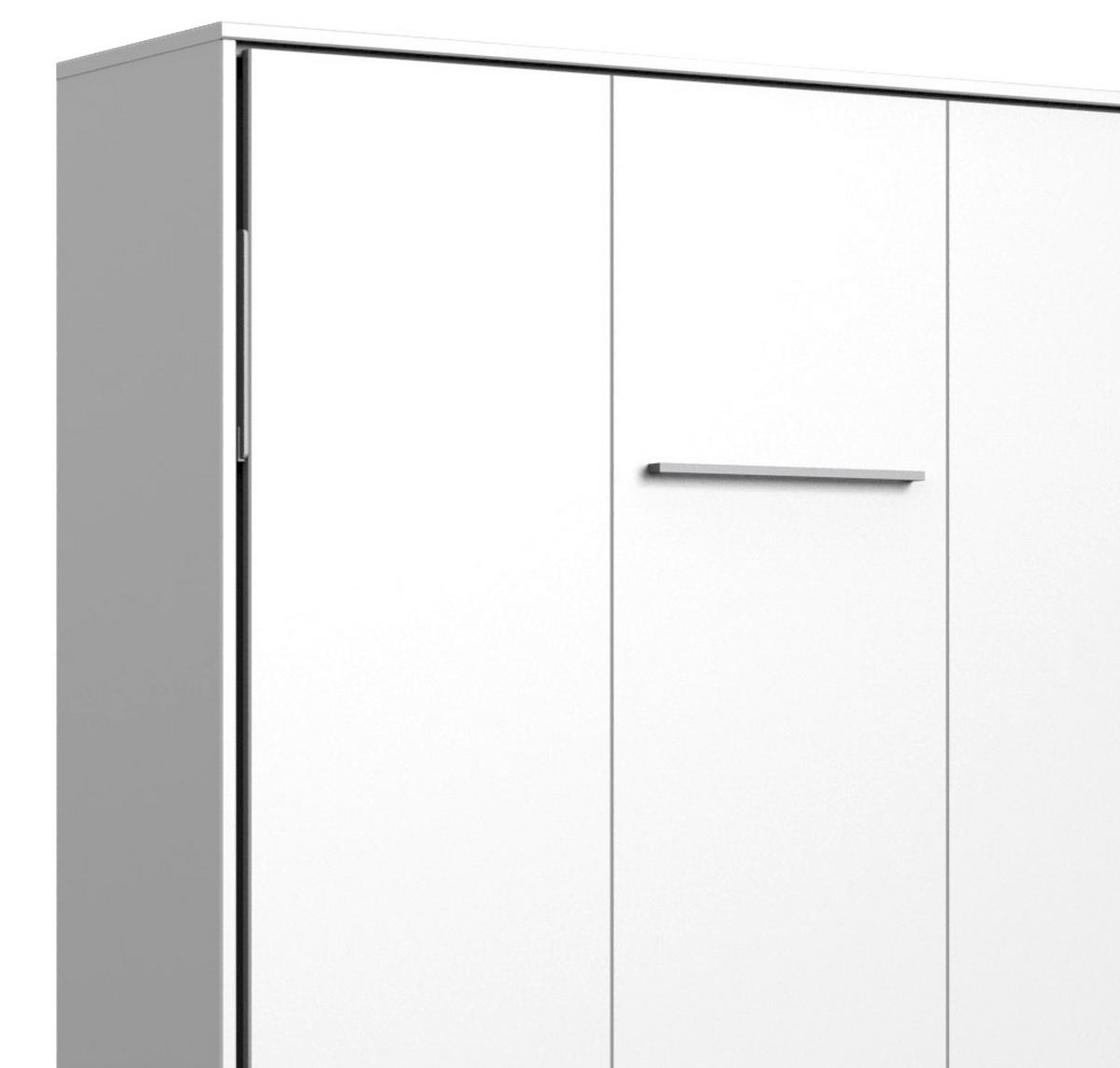 Schrankbett Juist - Weiß, KONVENTIONELL, Holz/Holzwerkstoff (120/200cm) - MID.YOU