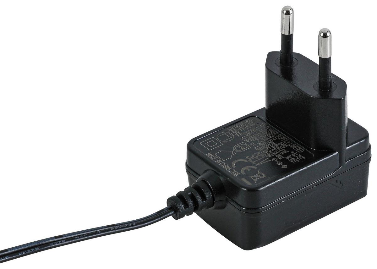 Led Díszlámpa Malte - fekete/fehér, Modern, műanyag (500cm) - Luca Bessoni