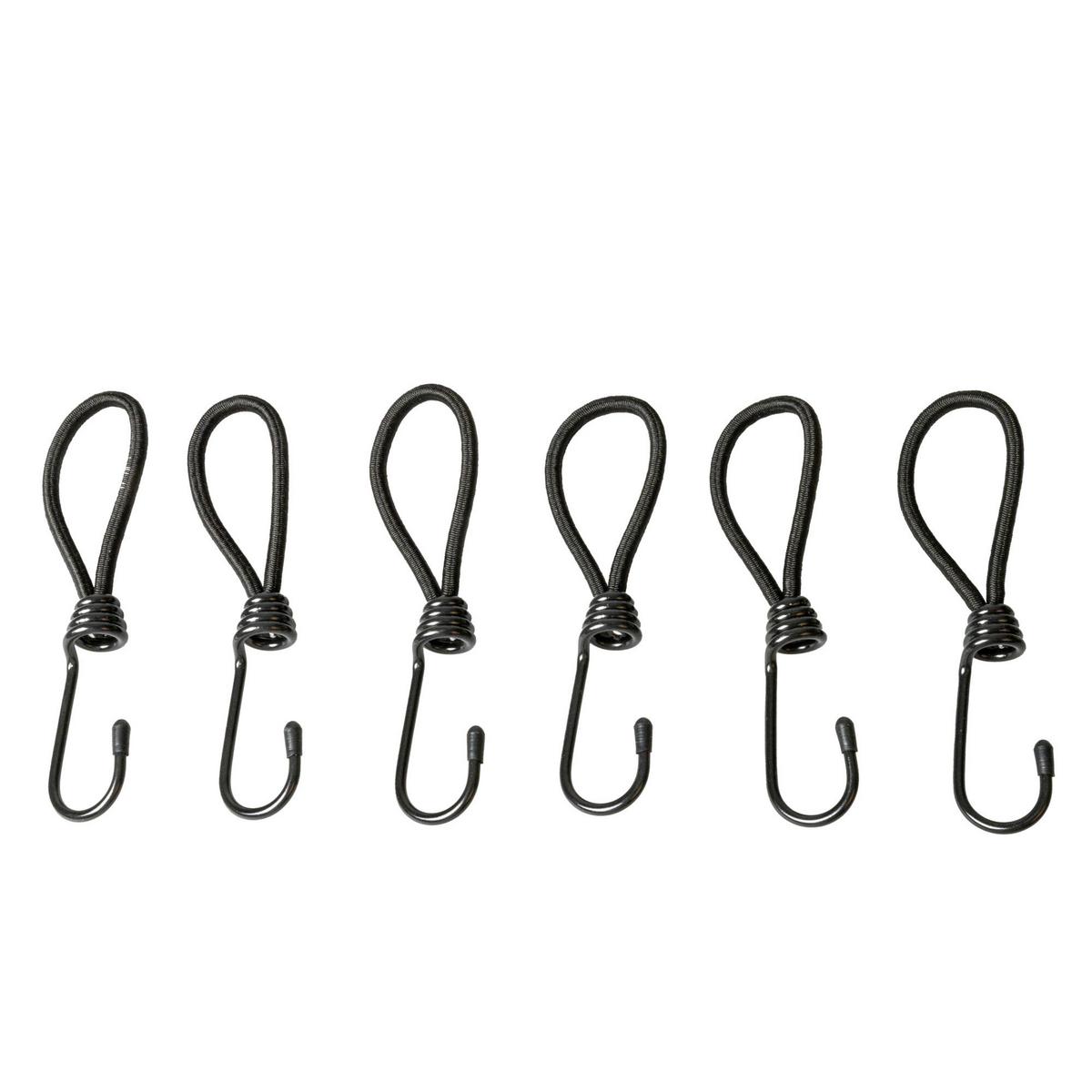 Planenexpander 6 Stück L: ca. 15 cm - Schwarz, Basics, Metall (15cm) - Windhager