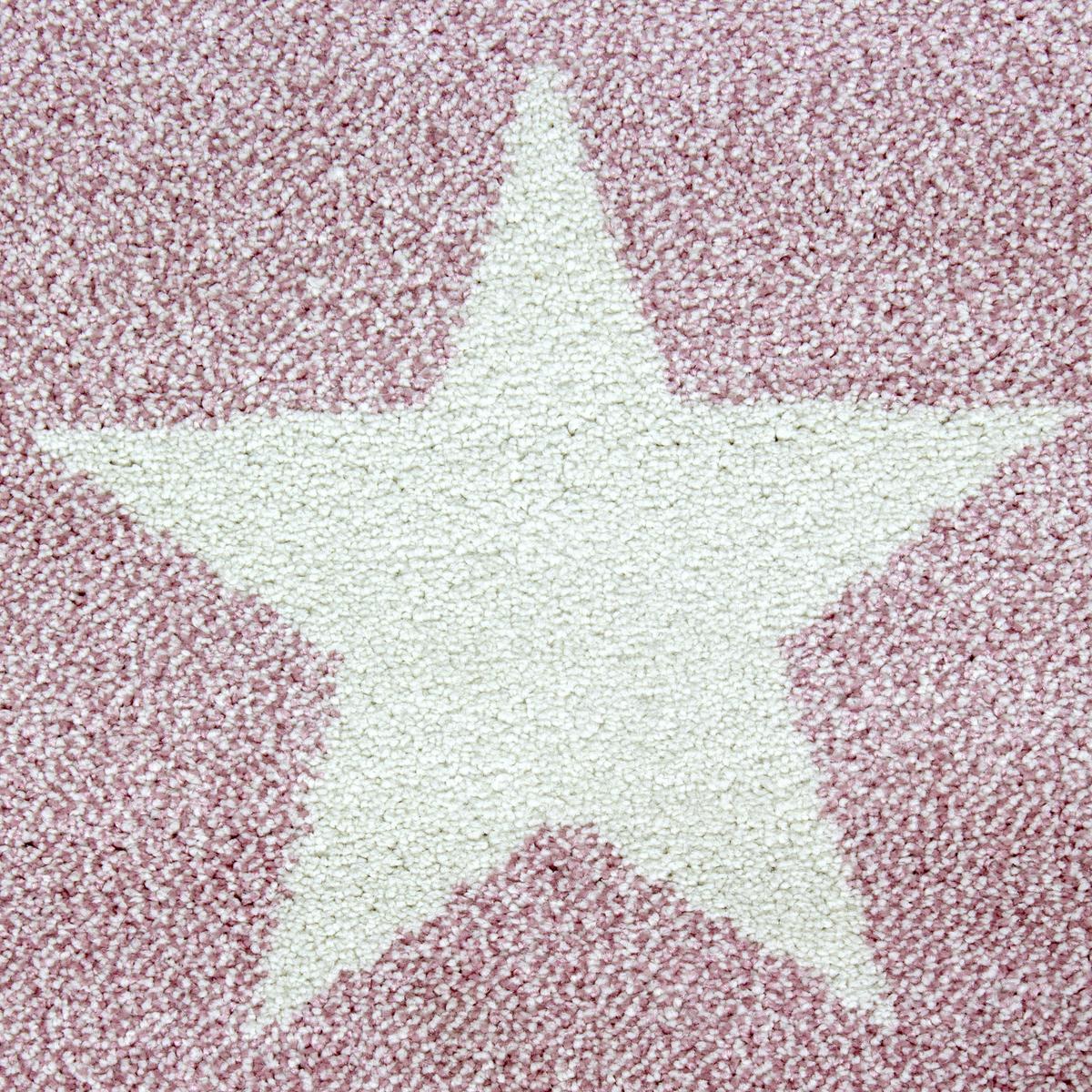 Detský koberec 120x170 cm - pink/sivá, Trend, textil (120/170cm) - Ben'n'jen