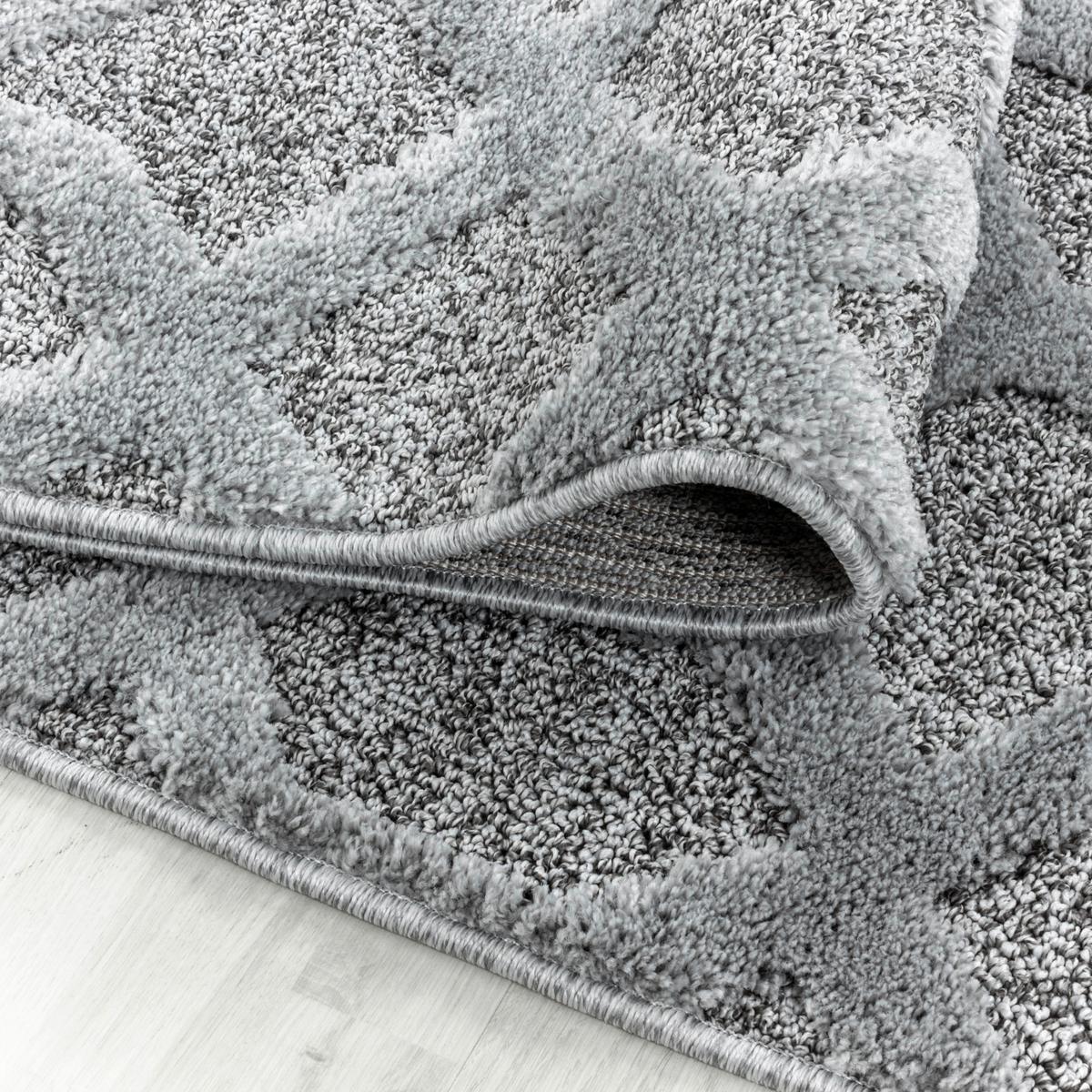 Tkaný koberec 160CM - šedá, Konvenční, textil (160cm)