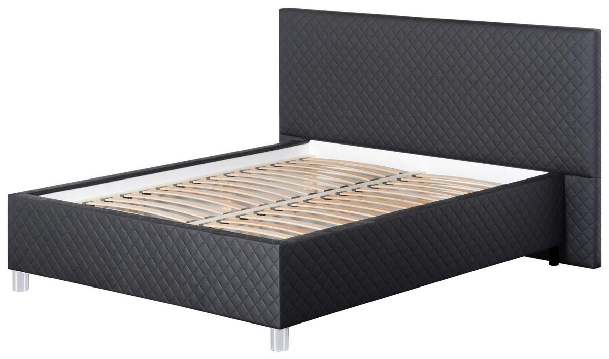 Kárpitozott Ágy Panna 180/200 Cm - bézs/fekete, Romantik / Landhaus, textil (180/200cm)